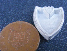 White Metal Ash Tray