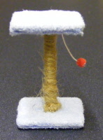 dolls-house-miniature-1-a-cat-& blue-scratching-post