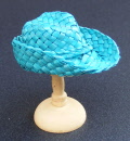 dolls-house-miniature-1-aaa-accessories-hat-straw-turquoise