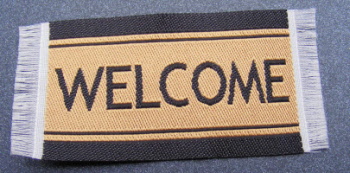 dolls-house-miniature-black-gold-welcome-mat