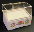 ice cream display w empty