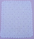 l white crochet cover