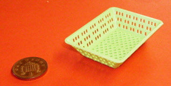 medium basket light green