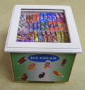 green ice cream self service