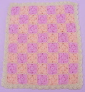 pink and orange crochet cover