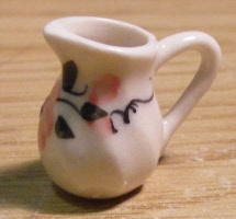 pink and white jug new