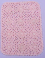 pink crochet cover