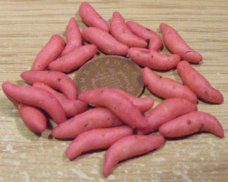 potatoes sweet washed