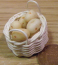 potatoes washed basket