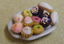 s cake selection oval plate