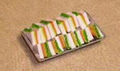 sandwiches in a try