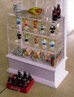 small ice cream counter