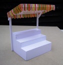 white steps