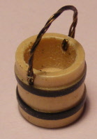 wooden bucket