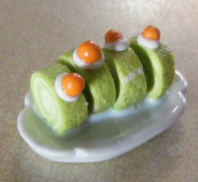 y new lime log rolls on a plate2