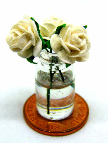 1:12 SCALA Rosa Orchidea tumdee Casa delle Bambole Miniatura Accessorio Giardino di fiori 57 