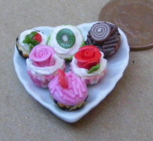 Selection of cup cakes