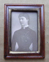 Framed Print 'Lady In Pink' By Tumdee – 1:12 Scale Dollhouse Miniature Art